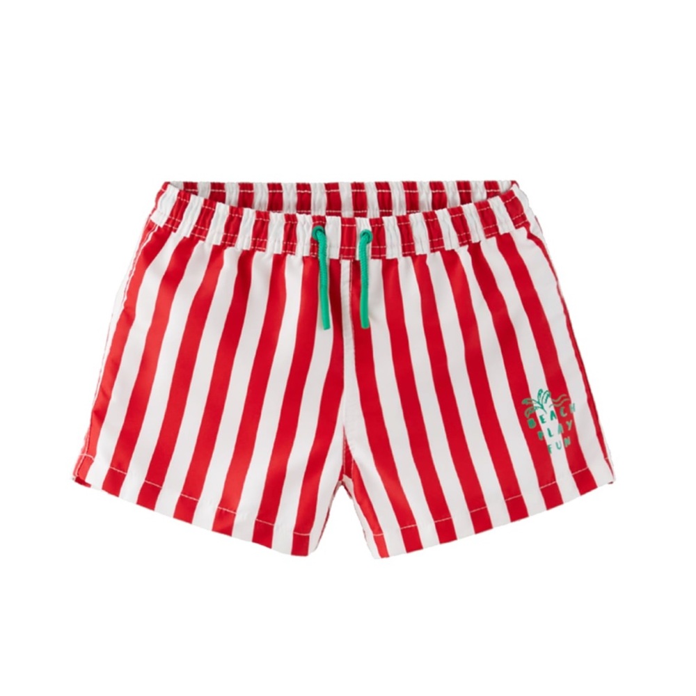 Kids stripped swim shorts